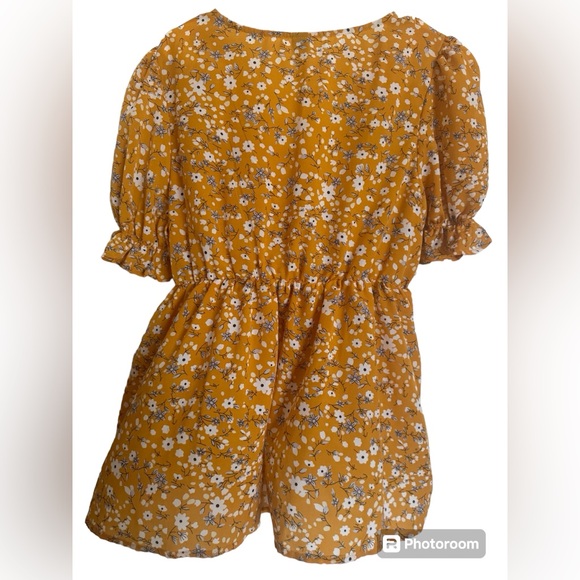 Yellow SHEIN Blouse size L - Picture 2 of 3